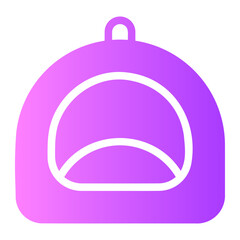 pet bed gradient icon