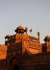 Historical Red fort, New delhi, India