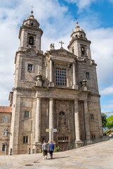 Fototapeta na wymiar Church of San Francisco in Santiago de Compostela, Galicia, Spain