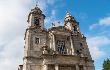 Fototapeta na wymiar Church of San Francisco in Santiago de Compostela, Galicia, Spain