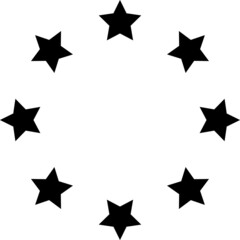 set of stars vector