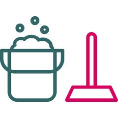 Obraz premium Cleaning Icon