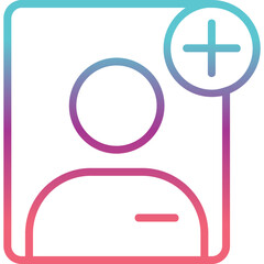 Obraz premium User Add Icon