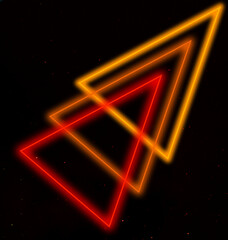 Triângulos art, background Galáxia,Triângulos Gráficos,Vermelho,Laranja e Amarelo