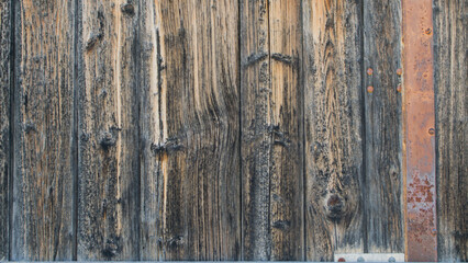 Texture de vieux bois brun .planches usé et moisie 