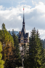 beautiful tower of old royal palace