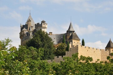 Fototapeta na wymiar Village of Montfort in Périgord