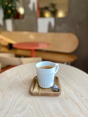 cup of coffee, cup of coffee on a table