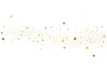 Light silver gold glitter confetti. Light background.