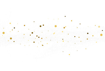 Light silver gold glitter confetti. Light background.