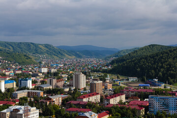 The city of Gorno-Altaysk.