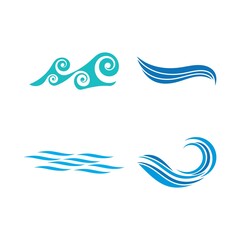 Fototapeta na wymiar Wave beach vector illustration design