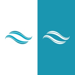 Wave beach vector illustration design