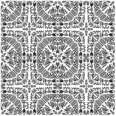 Seamless pattern abstract ethnic  ornament art mandala