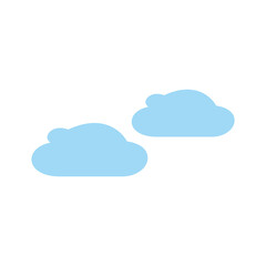 cloud vector icon symbol illustration sign