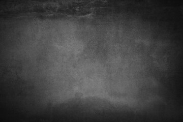 Dark black concrete wall background or texture