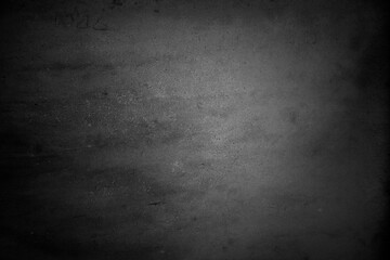 Dark black concrete wall background or texture