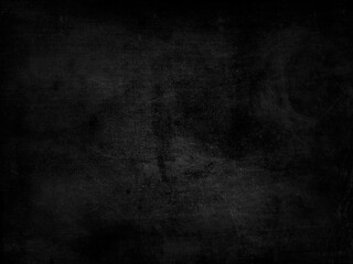 Dark black concrete wall background or texture