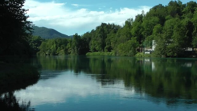 Adda river, near Imbersago (Italy)