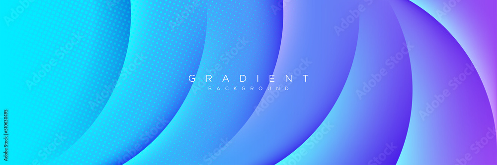 Poster gradient blue background with abstract polygonal style modern corporate concept template vector bann
