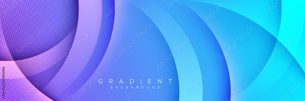 Poster gradient blue background with abstract polygonal style modern corporate concept template vector bann