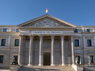 Obraz premium Historical center of Madrid, Spain