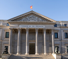 Fototapeta na wymiar Historical center of Madrid, Spain