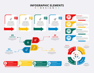 Collection of creative infographic elements