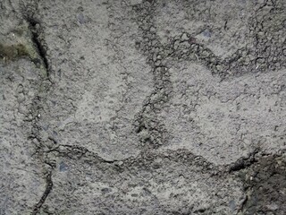 cracked and dirty brick paving roads