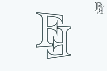 fn logo concept design, suitable for personal or companies brand 