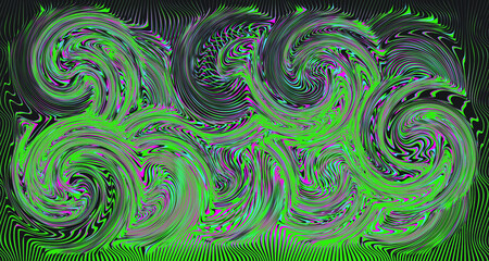 Glitch distorted geometric background . Modern art design . Noise destroyed glitched poster . Trendy defect error background with speed lines . Glitched artwork  .Broken effect .vector 