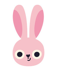 pink bunny face