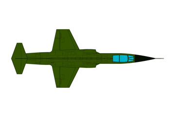 Caza monomotor interceptor