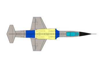 Caza monomotor interceptor