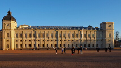 Historical monument. Palace of the 18th century, State Museum-Reserve "Gatchina". Leningrad region, Russia.