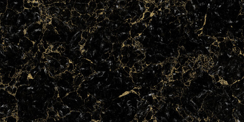 Royal Black marble with golden veins, natural marble texture background with high resolution,...