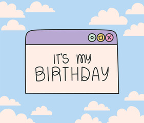 poster of its my birtday