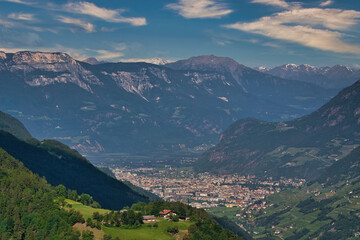 Fototapeta na wymiar Alto Adige alien outdoor Italien