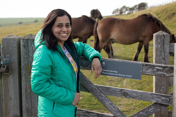 woman with horse