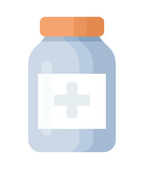 Obraz premium medicine bottle illustration