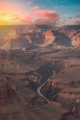 Grand Canyon aerial view.