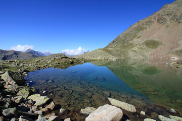 Seekarsee am Hohen Nebelkogel, Ötztal, Tirol, Österreich