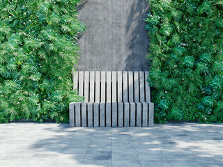 Decorative vertical garden wall - 510647214