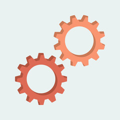 Gear icon vector for website symbol icon presentation