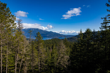 view from Bowen Island looking to Vancouver