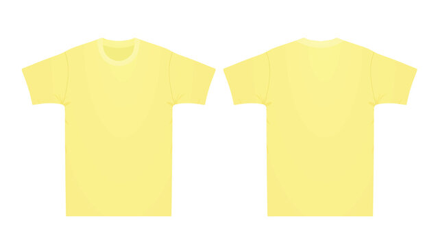 Yellow Shirt Front And Back Images – Browse 3,978 Stock Photos, Vectors ...