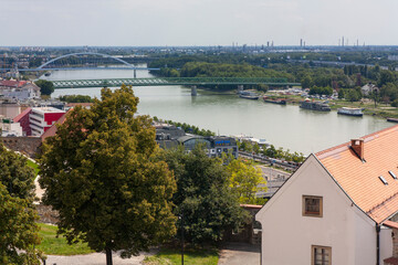 Fototapeta na wymiar Ciudad de Bratislava, pais de Eslovaquia o Slovakia