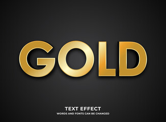 gold text effect