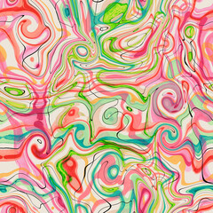 Desenho fluído estilo tinta escorrendo em abstração