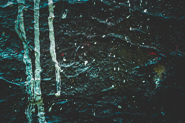 Glowing texture for designers. Galaxy Wall abstraction. Paint spots. Rock surface with cracks. Abstract texture. Dark Background. Rock texture. Stone Background.